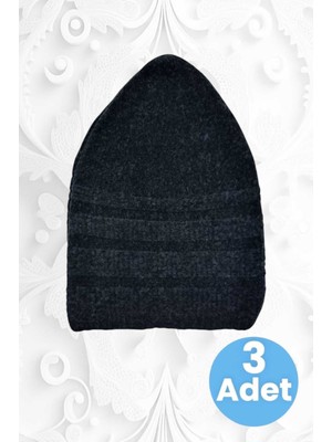 Tezzgelsin 3'lü  Kadife Takke Kaliteli Namaz Takkesi
