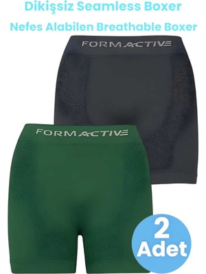 Tezzgelsin Erkek Dikişsiz/seamless Nefes Alabilen Boxer 2'li Set