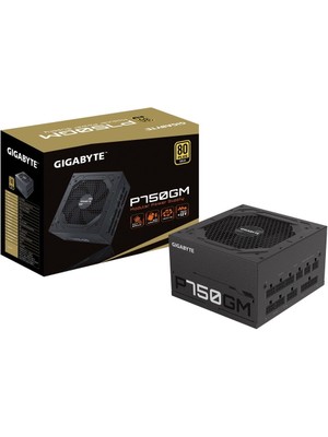 YNT Gıgabyte GP-P750GM, 750W, 80+ Gold, Full Modüler, Gamıng Power Supply