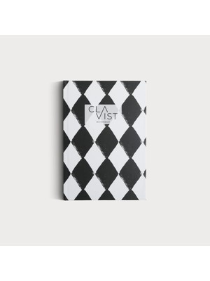 Dot Grid Notebook Dama Desenli-Harlequin