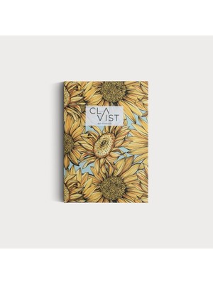 Dot Grid Notebook Ayçiçeği Desenli-Solara