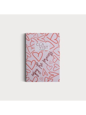 Dot Grid Notebook Kalp Desenli-Love And Life