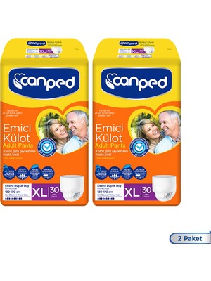 Canped Emici Külot Ekstra Büyük XL 30'lu - 2 Paket