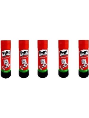 Gifted 5 Adet Pritt Renkli Stıck Yapıştırıcı 10 gr Hızlı Uygulama ve Güçlü Bağ Sağlar