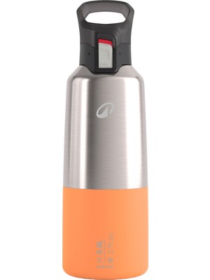 Quechua paslanmaz çelik termos - Turuncu - 0,8 l - mh500