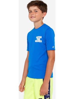 Olaian Çocuk Standart Kesim Uzun Kollu Uv Korumalı Tişört - Mavi - 100