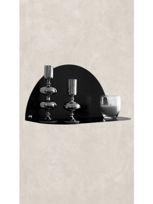 Decoramo Home Dekoratif Modern Duvar Rafı Metal Duvar Rafı Banyo Rafı Ofis Rafı Salon Rafı Petek Üstü Rafı