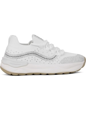 Guja 25Y310-4 Kadın Taşlı Yürüyüş Ayakkabısı Beyaz