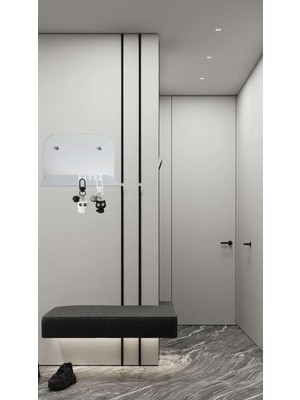 Decoramo Home Dekoratif Metal Anahtarlık Anahtar Askılığı Duvar Askılığı Antre Anahtar Askısı