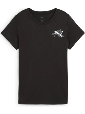 Puma Graphics Train Concept Kadın Siyah Günlük Stil T-Shirt 52655901