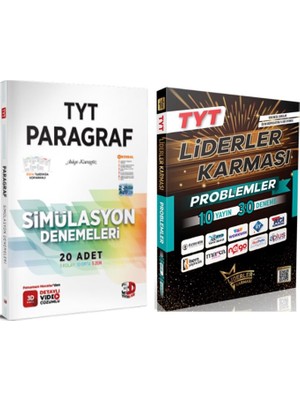 3D Yayınları TYT Paragraf ve Liderler Karması Problemler Deneme Seti 2 Kitap