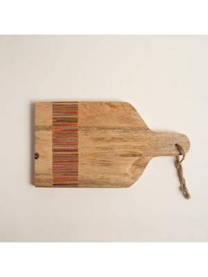 Lakrı Mango Ağacı Sunum Tahtası 30X17X1.5 cm Natural