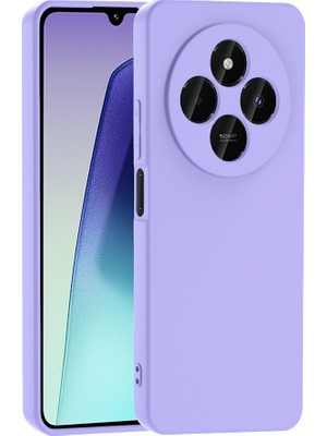 noktaks - Xiaomi Redmi 14C 4G - Kılıf İçi Kadife Koruyucu Mara Lansman Kapak - Lila - T34620