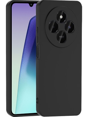 Noktaks - ZORE Redmi 14C 4g - Kılıf Içi Kadife Koruyucu Mara Lansman Kapak - Siyah - T34620