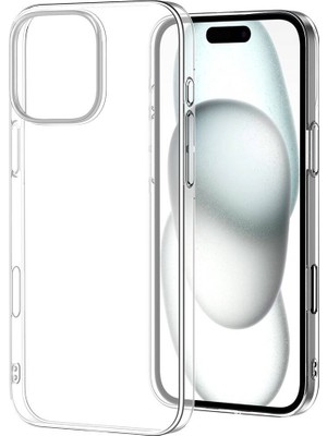 Noktaks - ZORE Apple iPhone 16 Pro - Kılıf Koruyucu Kılıf Droga Kılıf - Şeffaf - T33299