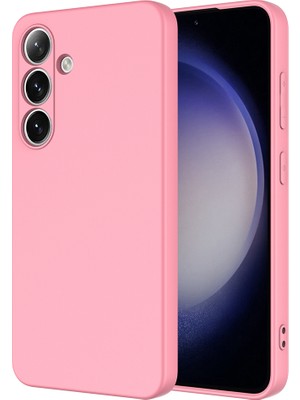 Noktaks - ZORE Galaxy S25 Plus - Kılıf Içi Kadife Koruyucu Mara Lansman Kapak - Pembe - T34820