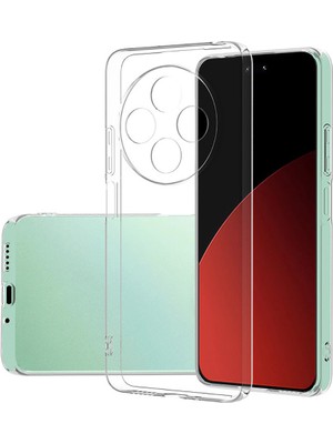 Noktaks - ZORE Redmi 14C 4g - Kılıf Şeffaf Soft Slim Fitt Süper Silikon Kapak - Şeffaf - T34421