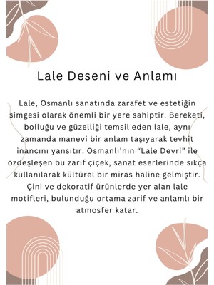 Yoos Geniş Vazo ve Tabak Seti - Kütahya Çini Sanatının Incisi (20  cm  Vazo & 25  cm  Tabak El Yapımı)