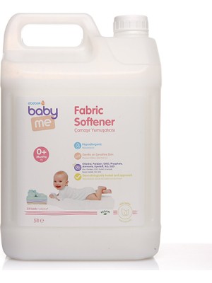 Baby Me Bebek Çamaşır Yumuşatıcı %100 Bitkisel Formül 5000 ml 0+ Ay Kullanıma Uygun