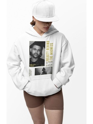 Sevbano Beauty Behind The Madness Yazılı Unisex Oversize The Weeknd Hoodie