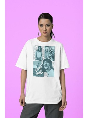 Sevbano 1989 Şarkıcı Taylor Swift Baskılı Oversize Tişört ,unisex Tişört