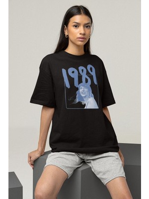 Sevbano Retro Şarkıcı Taylor Swift Baskılı Unisex Oversize Tişört