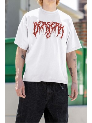 Sevbano Anime Berserk Dizi Baskılı Unisex Oversize Tişört