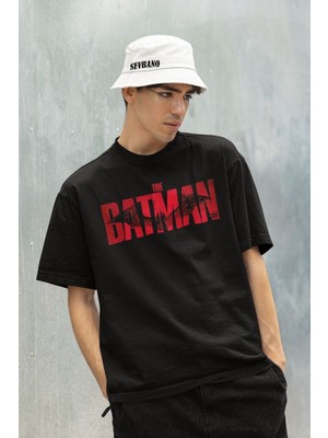 Sevbano The Batman Dc Karakter Baskılı Unisex Oversize Tişört