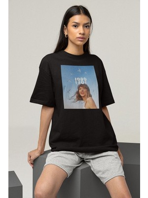 Sevbano Taylor's Version Şarkıcı Baskılı  Oversize Tişört