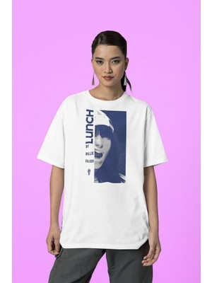Sevbano Lunch By Billie Eilish Baskılı  Tişört, Oversize Şarkıcı Tişört