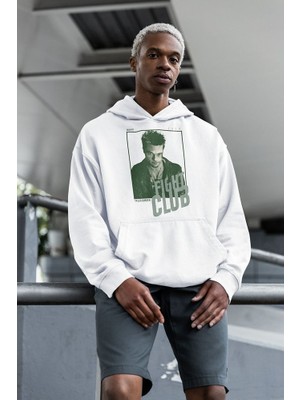 Sevbano Efsane Film Fight Club Baskılı Unisex 0VERSIZE Tyler Durden Hoodie