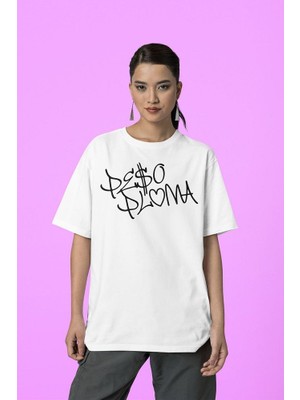 Sevbano Peso Pluma Rapper Yazılı  Tişört, Oversize Rap Tişört