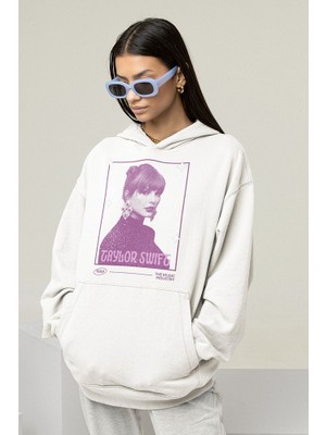 Sevbano Taylor Swift 1989 Baskılı Unisex Oversize Şarkıcı Hoodie