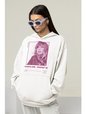 Sevbano 1989 Taylor Swift Baskılı Unisex Oversize Şarkıcı Hoodie