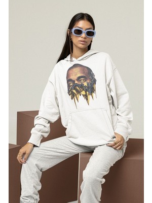 Sevbano Tasarım Drake Rapper Baskılı Unisex Oversize Hoodie