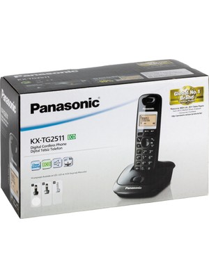 Panasonıc KX-TG2511 Dect Siyah Telsiz Telefon