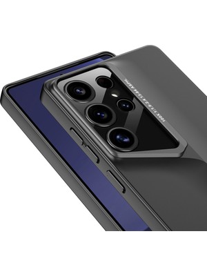 ZORE Galaxy S25 Ultra Uyumlu Kılıf Ultra Ince Kamera Korumalı Sert Rubber Zore Procase Kapak-Gold