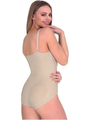 Beruflic Agraflı Göğüs Altı Çıtçıtlı Badi Korse