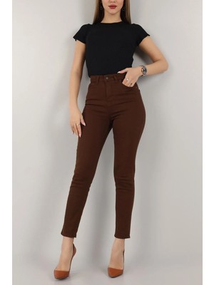 ByCukurovaFrango Authentic Mom Style - Geleneksel Dokuma Jean