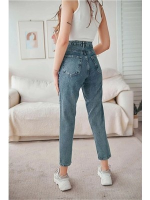 ByCukurovaFrango Timeless Mom Fit - Yüksek Belli Rahat Jean