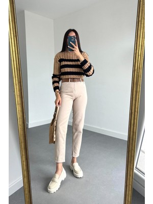 ByCukurovaFrango Heritage Blue Mom Jean - Nostaljik Kesim