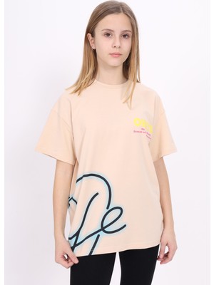 Toontoy Unisex Çocuk Baskılı Tişört