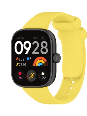 Sneezy Redmi Watch 5 Uyumlu Kordon Purelux Soft Yumuşak Silikon Kordon Kayış Şık Görünüm