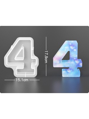 Hobiflex Epoksi Reçine Silikon Kalıp İthal /  Dört Rakam Taş Tozu Parafin Silikon Kalıp HB22521-0106