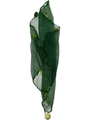 Halay Mendili Dantelli Yeşil