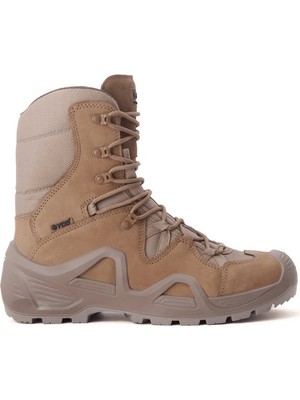 Yds Astor Wıth Zıp Bot -Coyote, Hakiki Ciltli Nubuk Deri, Profesyonel Fermuarlı Askeri Taktik Bot