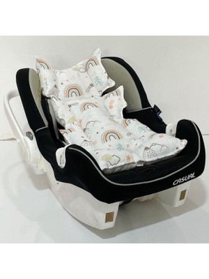 Baby of City Müslin Kumaş Puset Anakucağı ve Bebek Arabası Minderi