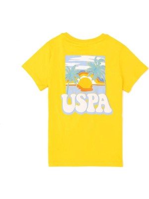U.S. Polo Assn. U.s Polo Assn. Erkek Çocuk Bisiklet Yaka Beyaz T-Shirt