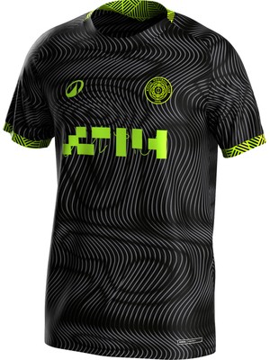 Kipsta Yetişkin Futbol Forması - Siyah/Neon Sarı - Viralto II