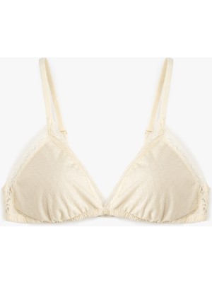 Koton Dantelli Balensiz Dolgusuz Soft Sütyen